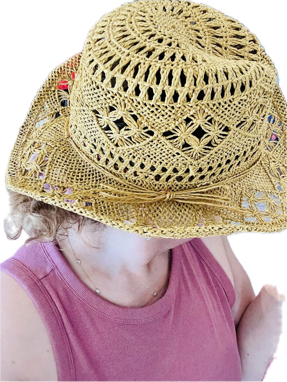 Super Fun!!! GAP Mustard Yellow Crochet Sun Hat